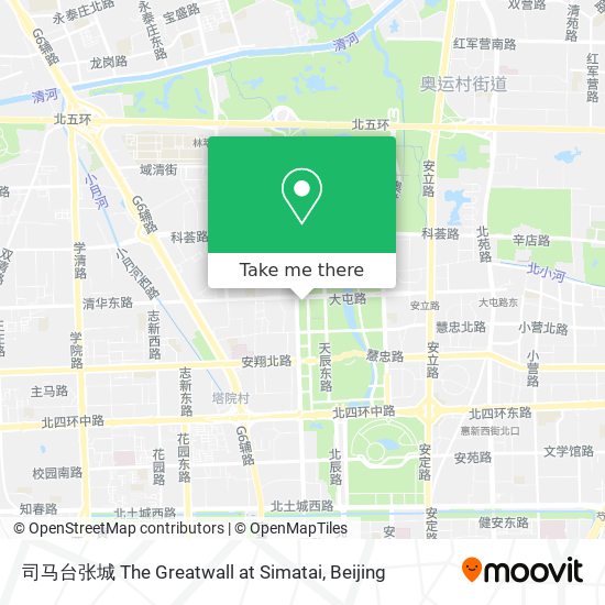 司马台张城 The Greatwall at Simatai map