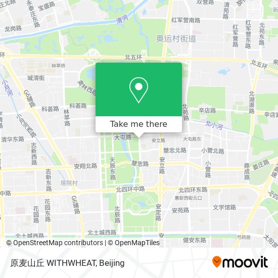 原麦山丘 WITHWHEAT map