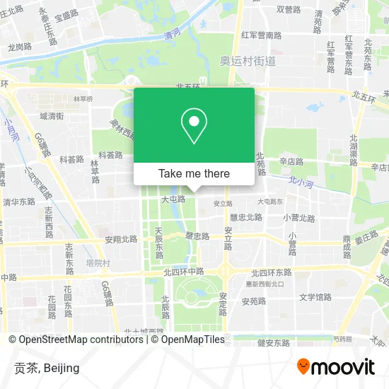 贡茶 map