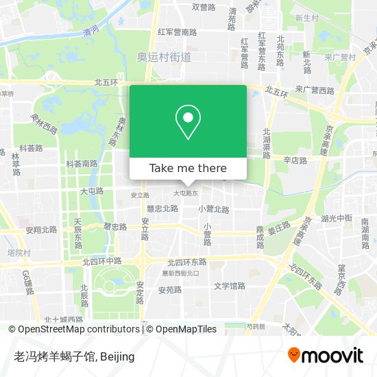 老冯烤羊蝎子馆 map