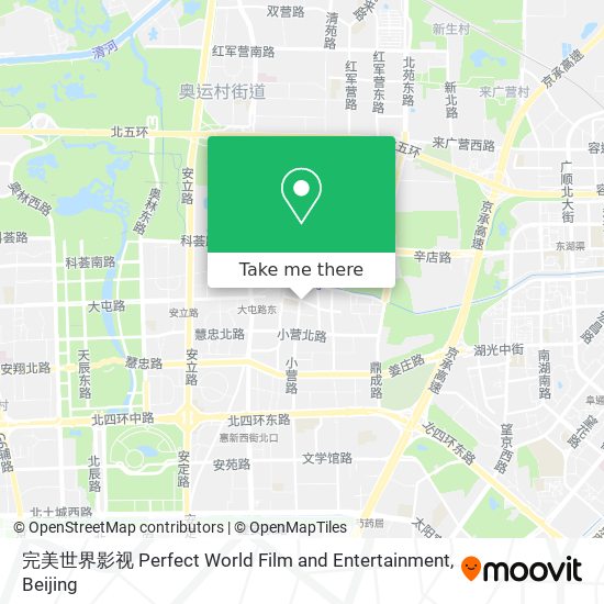 完美世界影视 Perfect World Film and Entertainment map
