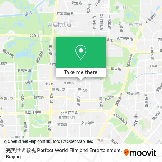 完美世界影视 Perfect World Film and Entertainment map