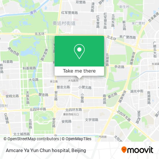 Amcare Ya Yun Chun hospital map