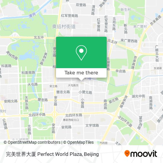 完美世界大厦 Perfect World Plaza map