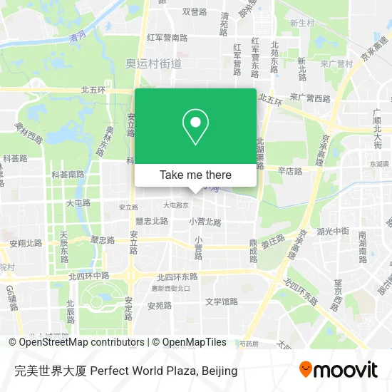 完美世界大厦 Perfect World Plaza map