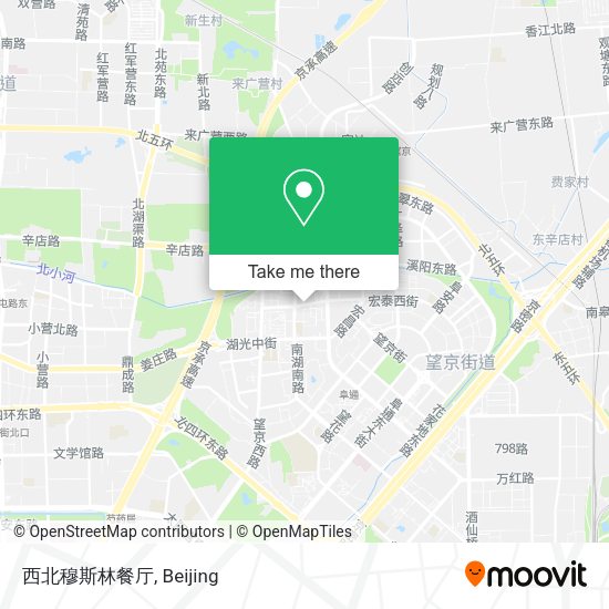 西北穆斯林餐厅 map