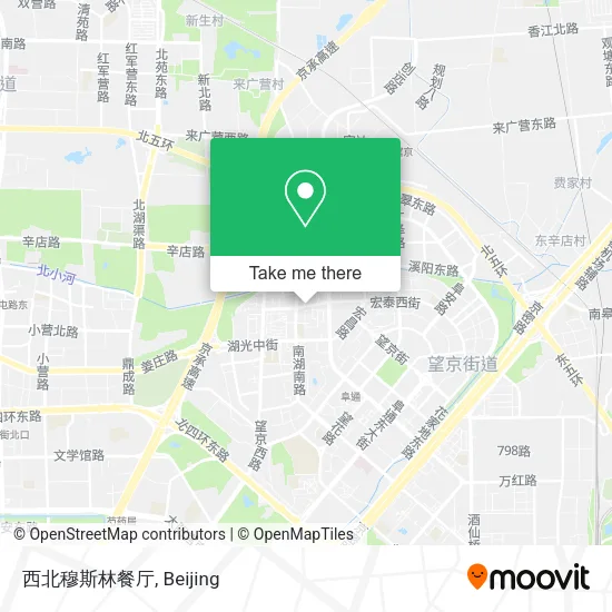 西北穆斯林餐厅 map