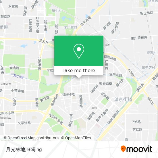 月光林地 map