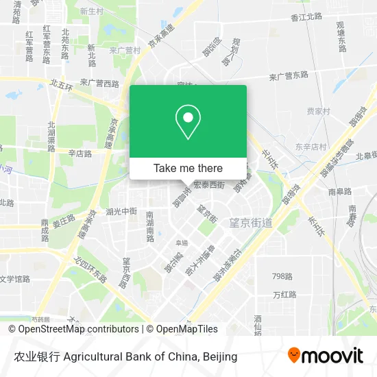 农业银行 Agricultural Bank of China map