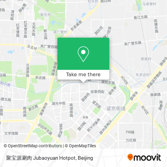 聚宝源涮肉 Jubaoyuan Hotpot map