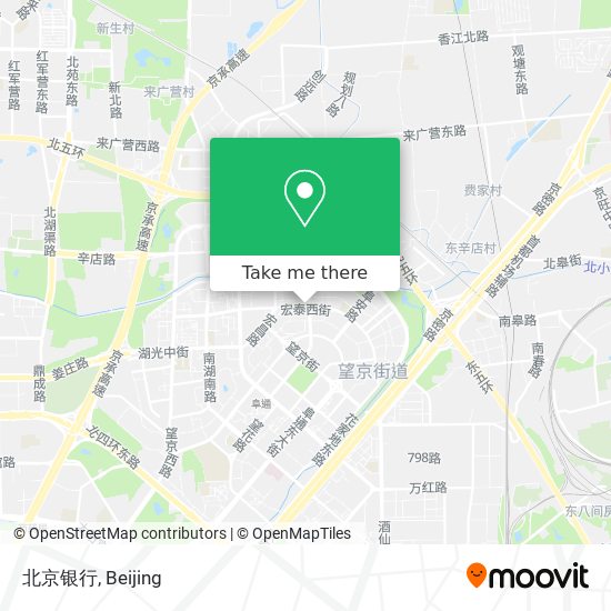 北京银行 map