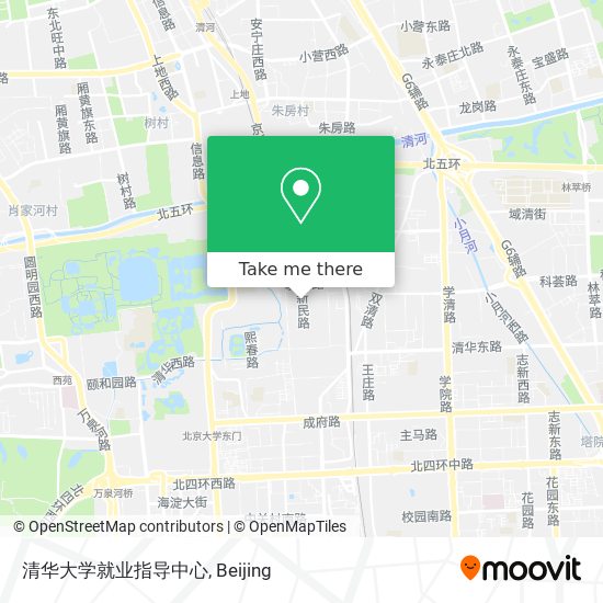 清华大学就业指导中心 map
