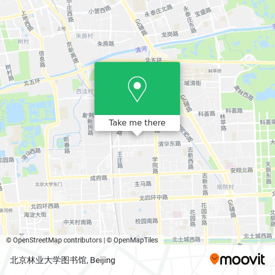 北京林业大学图书馆 map
