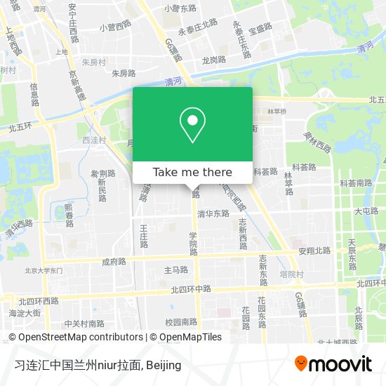 习连汇中国兰州niur拉面 map