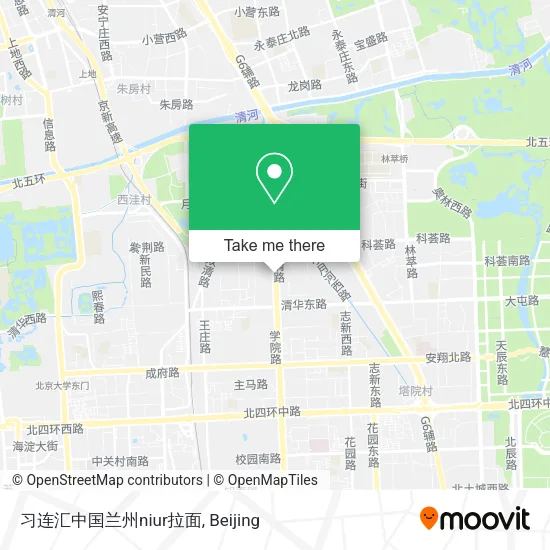 习连汇中国兰州niur拉面 map