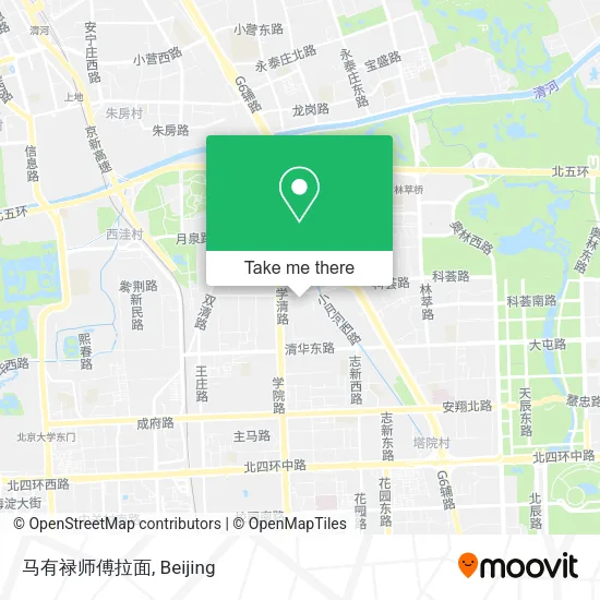 马有禄师傅拉面 map