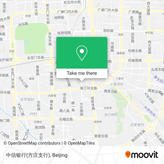 中信银行(方庄支行) map