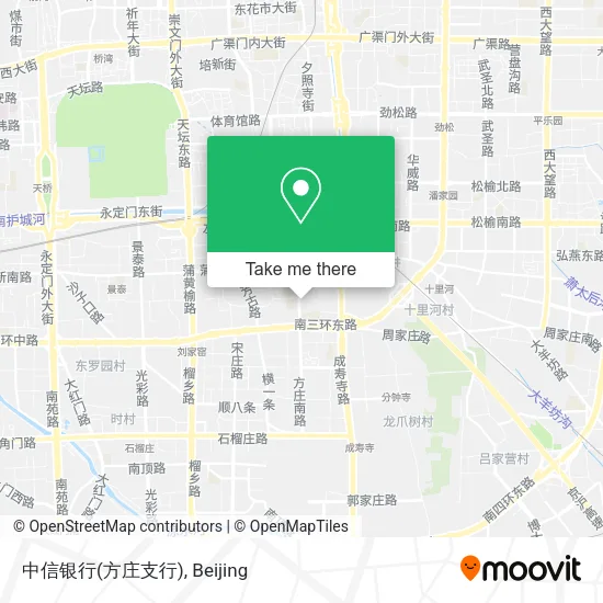 中信银行(方庄支行) map
