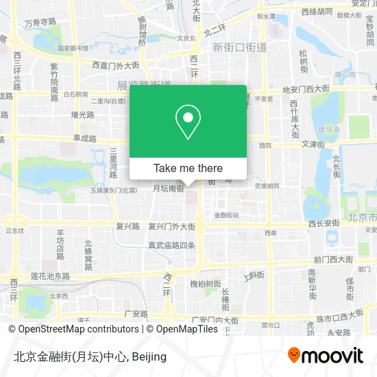 北京金融街(月坛)中心 map
