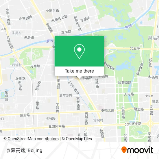 京藏高速 map