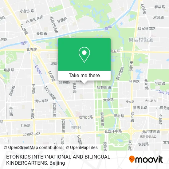 ETONKIDS INTERNATIONAL AND BILINGUAL KINDERGARTENS map