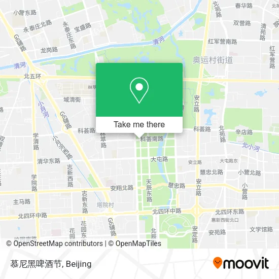 慕尼黑啤酒节 map