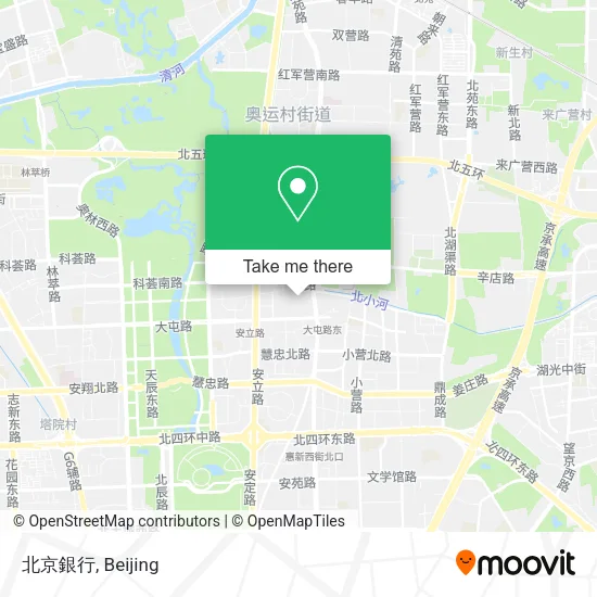 北京銀行 map