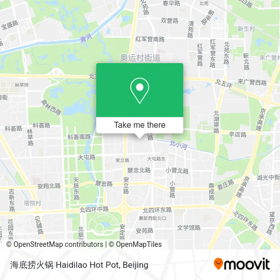 海底捞火锅 Haidilao Hot Pot map