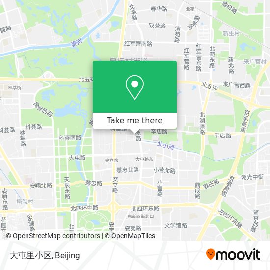 大屯里小区 map