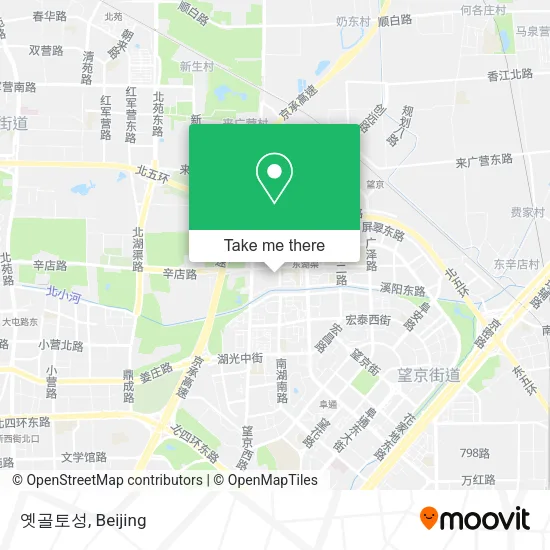 옛골토성 map