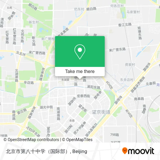 北京市第八十中学（国际部） map