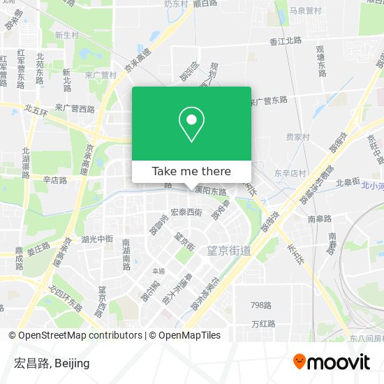 宏昌路 map