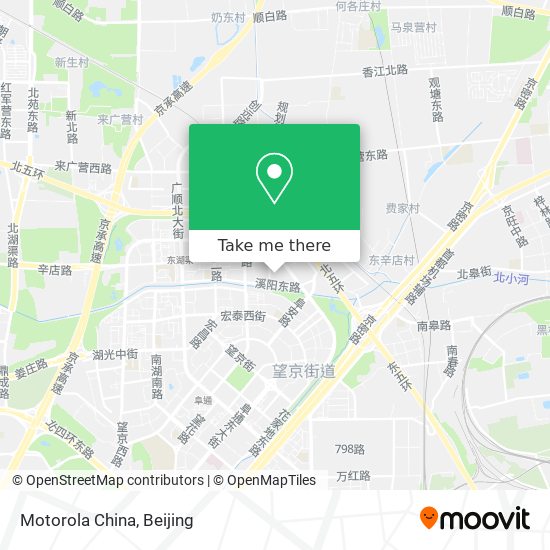 Motorola China map