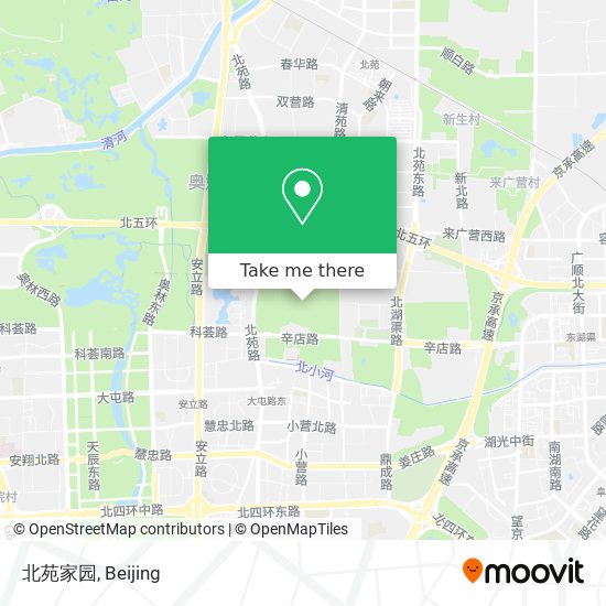 北苑家园 map