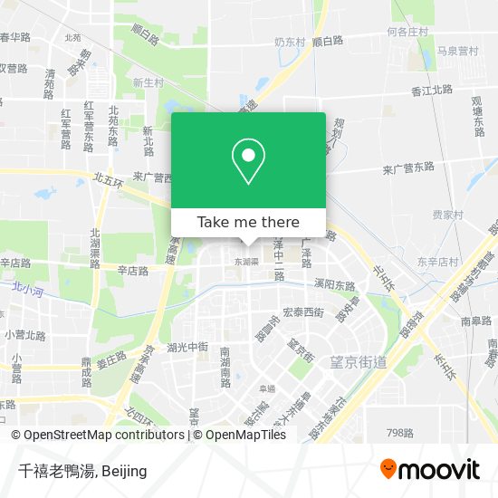 千禧老鴨湯 map