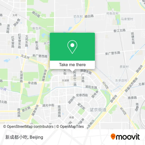 新成都小吃 map