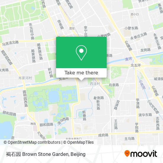 褐石园 Brown Stone Garden map