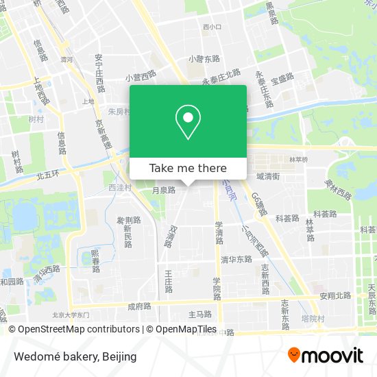 Wedomé bakery map