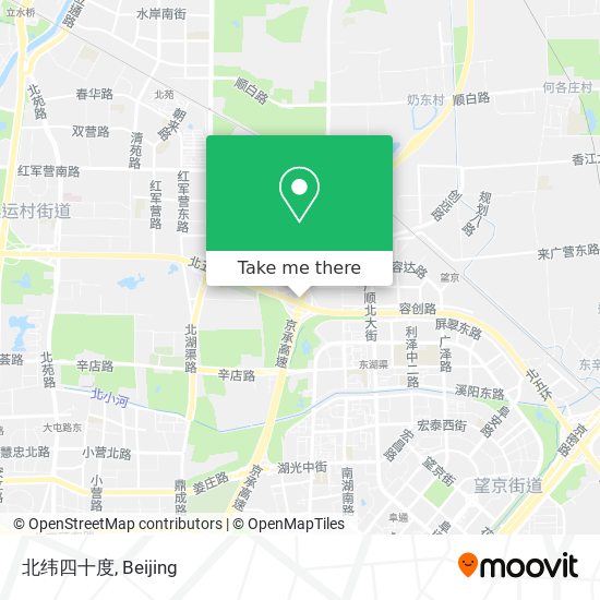 北纬四十度 map