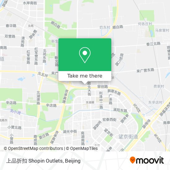 上品折扣 Shopin Outlets map