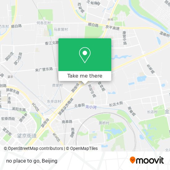 no place to go map