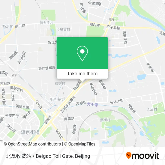 北皋收费站 • Beigao Toll Gate map