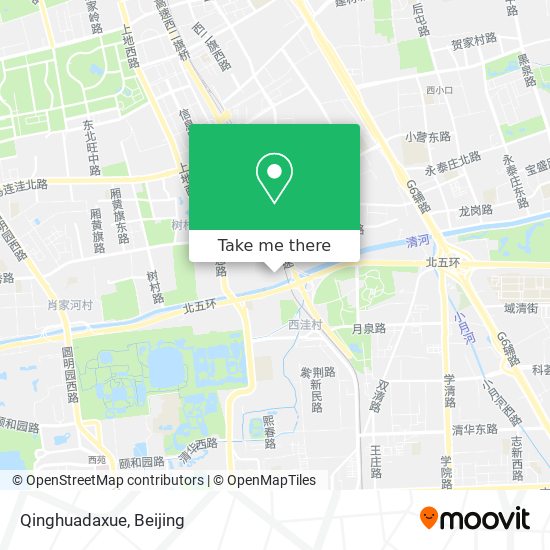 Qinghuadaxue map
