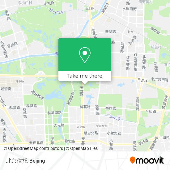 北京信托 map