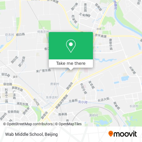 Wab Middle School map