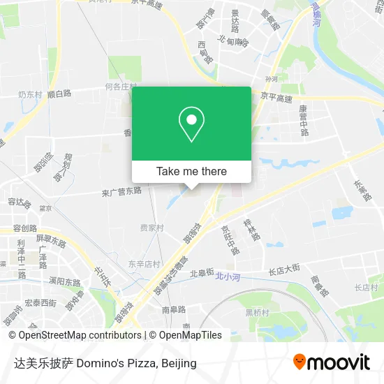 达美乐披萨 Domino's Pizza map