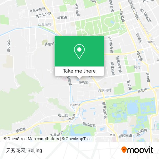 天秀花园 map