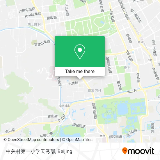 中关村第一小学天秀部 map