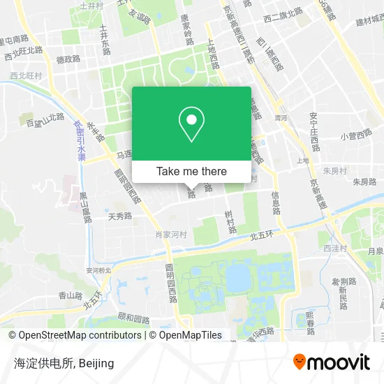 海淀供电所 map