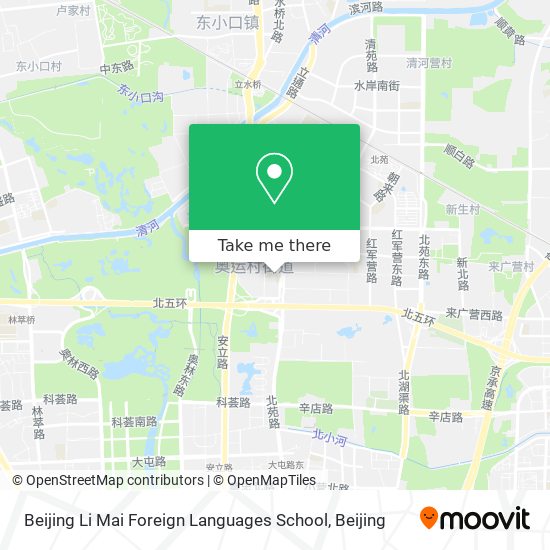 Beijing Li Mai Foreign Languages School map